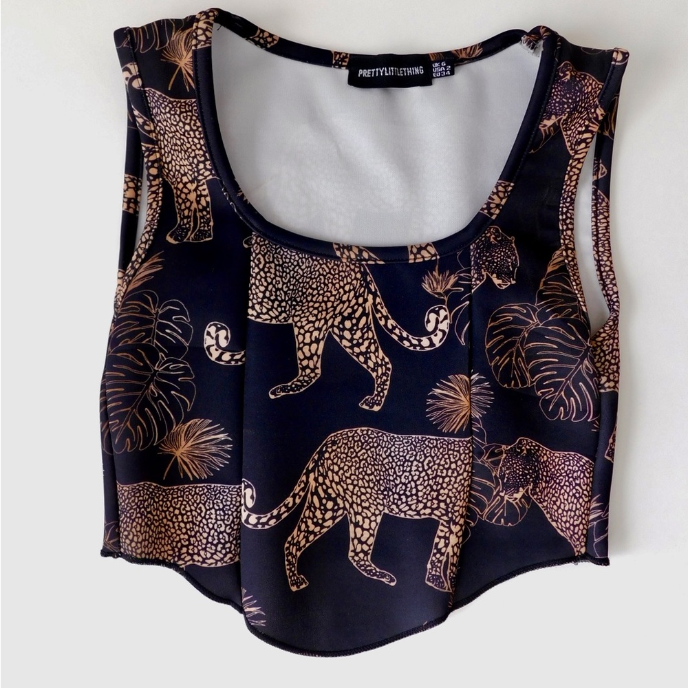 Prettylittlethings Jungle Top (Size 2)